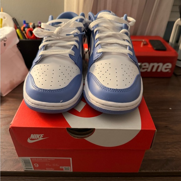 NIKE Dunk Low Retro Polar Blue - Picture 3 of 8
